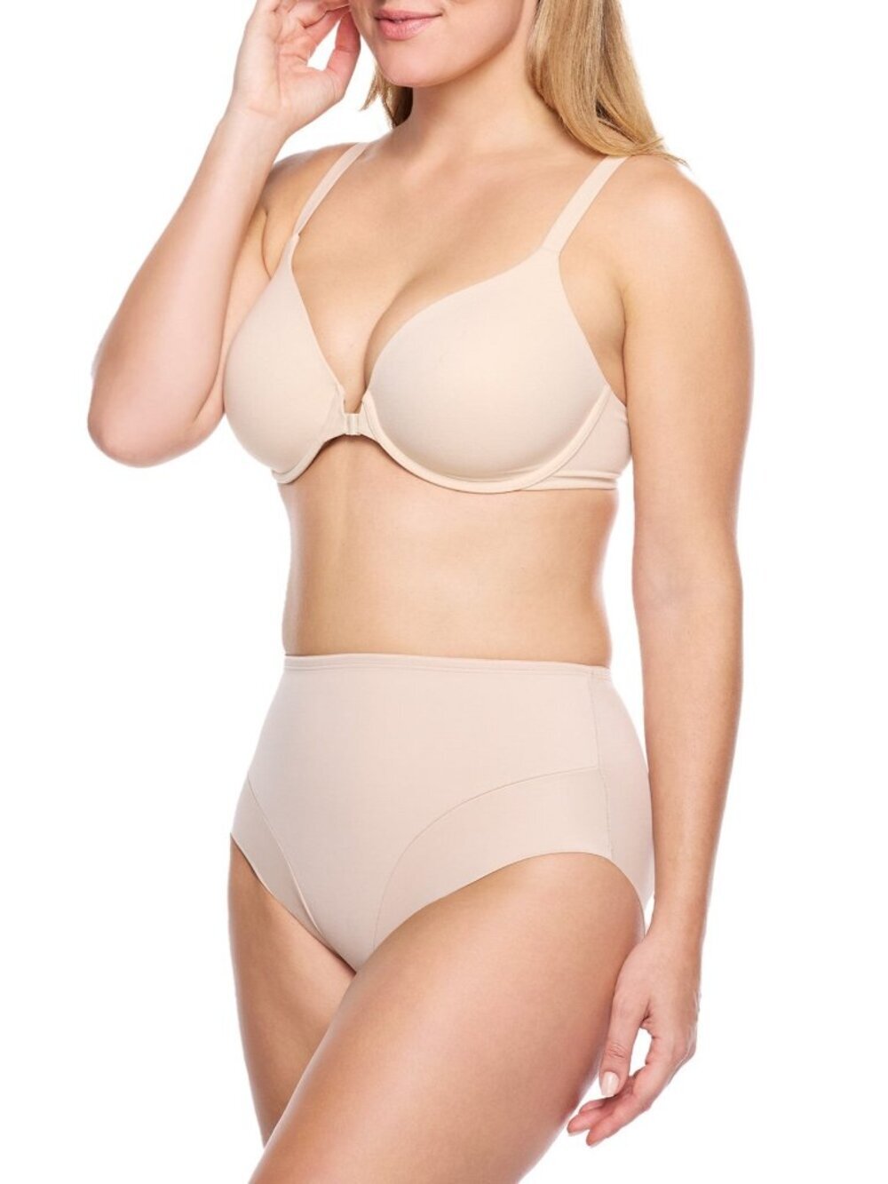 Cupid Intimates Comfort Leg Shaping Brief - Beige